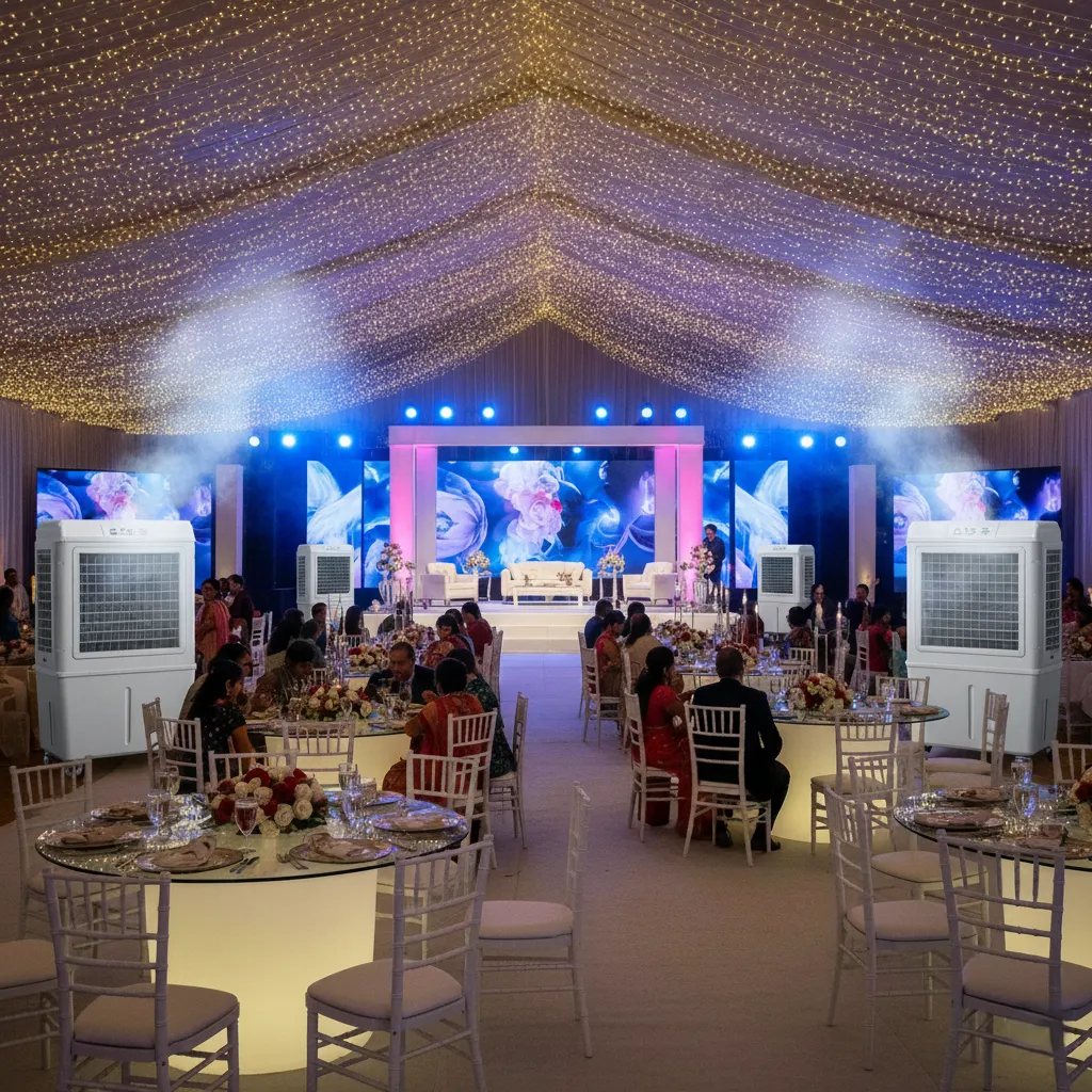 Air cooler facility for wedding events