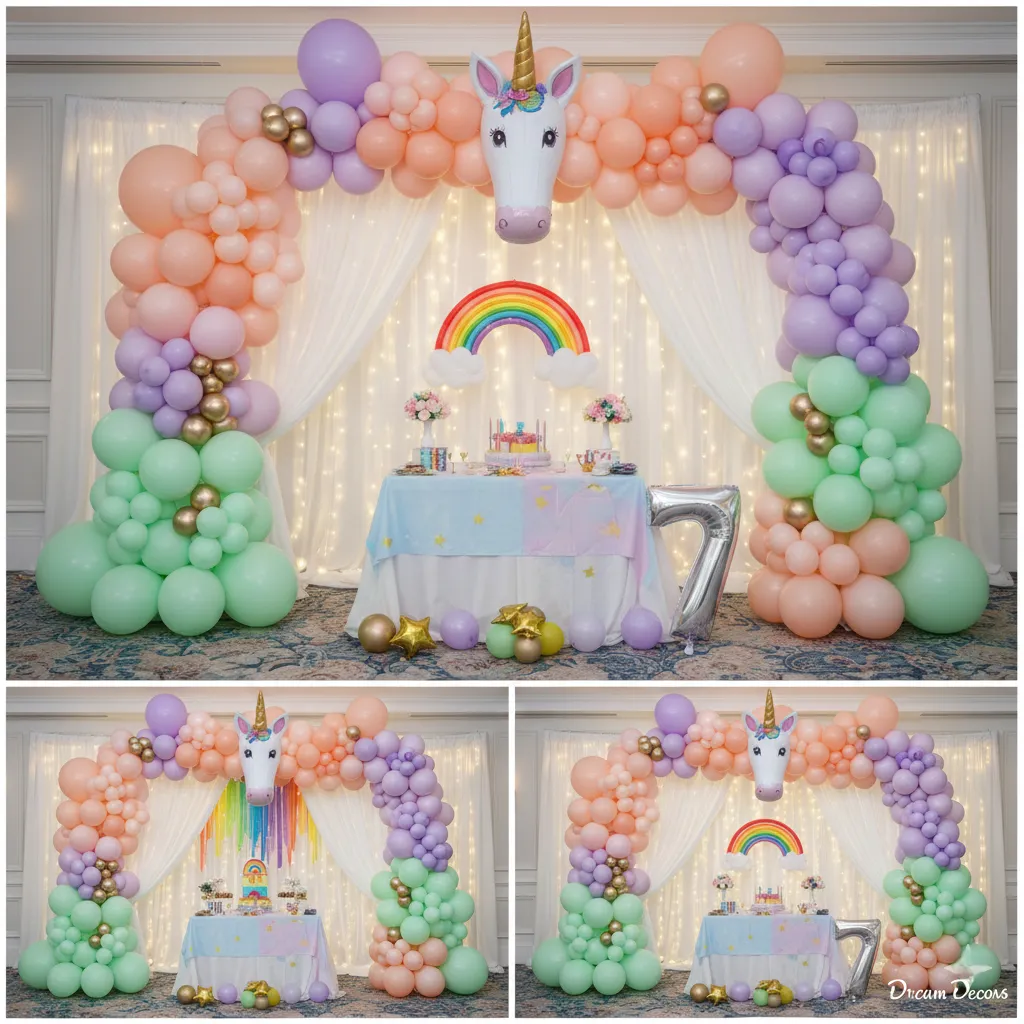 Birthday and wedding balloon decoration
