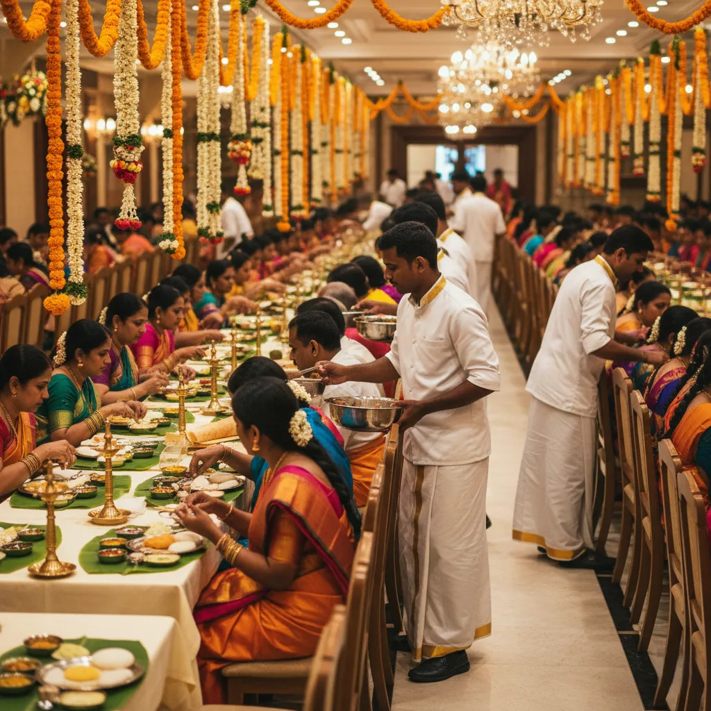 Traditional Indian catering service
