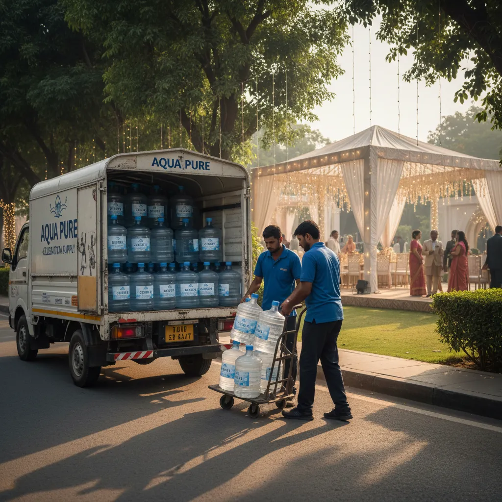 Wedding drinking water service