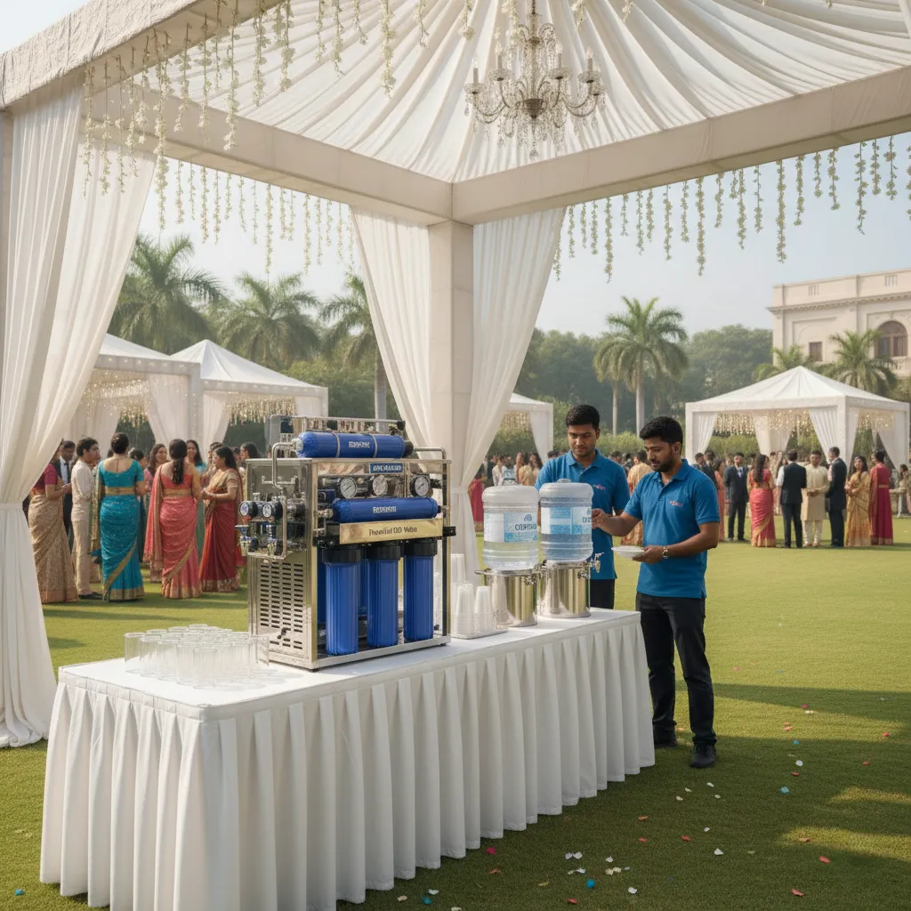 Clean drinking water service for weddings