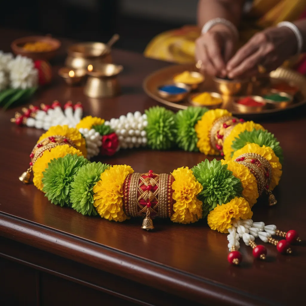 Marriage garland decoration service