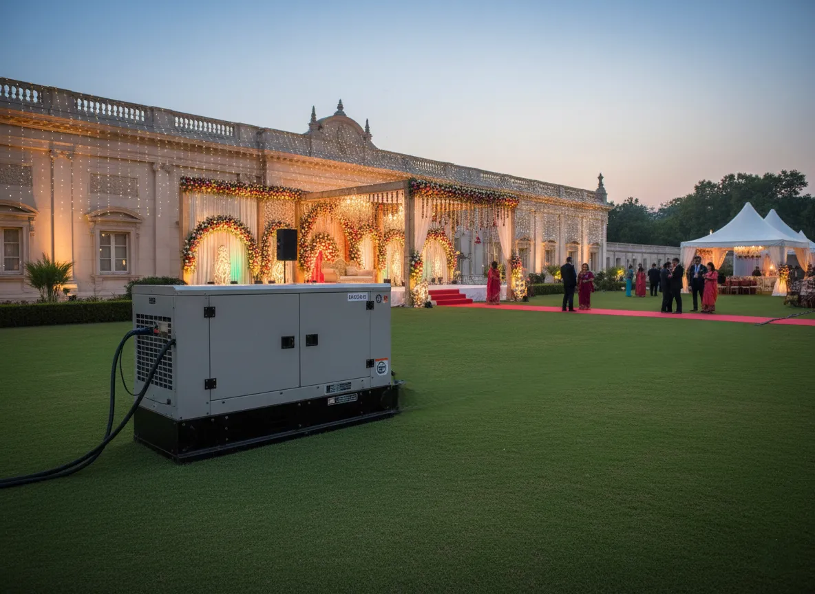 Generator service for wedding events