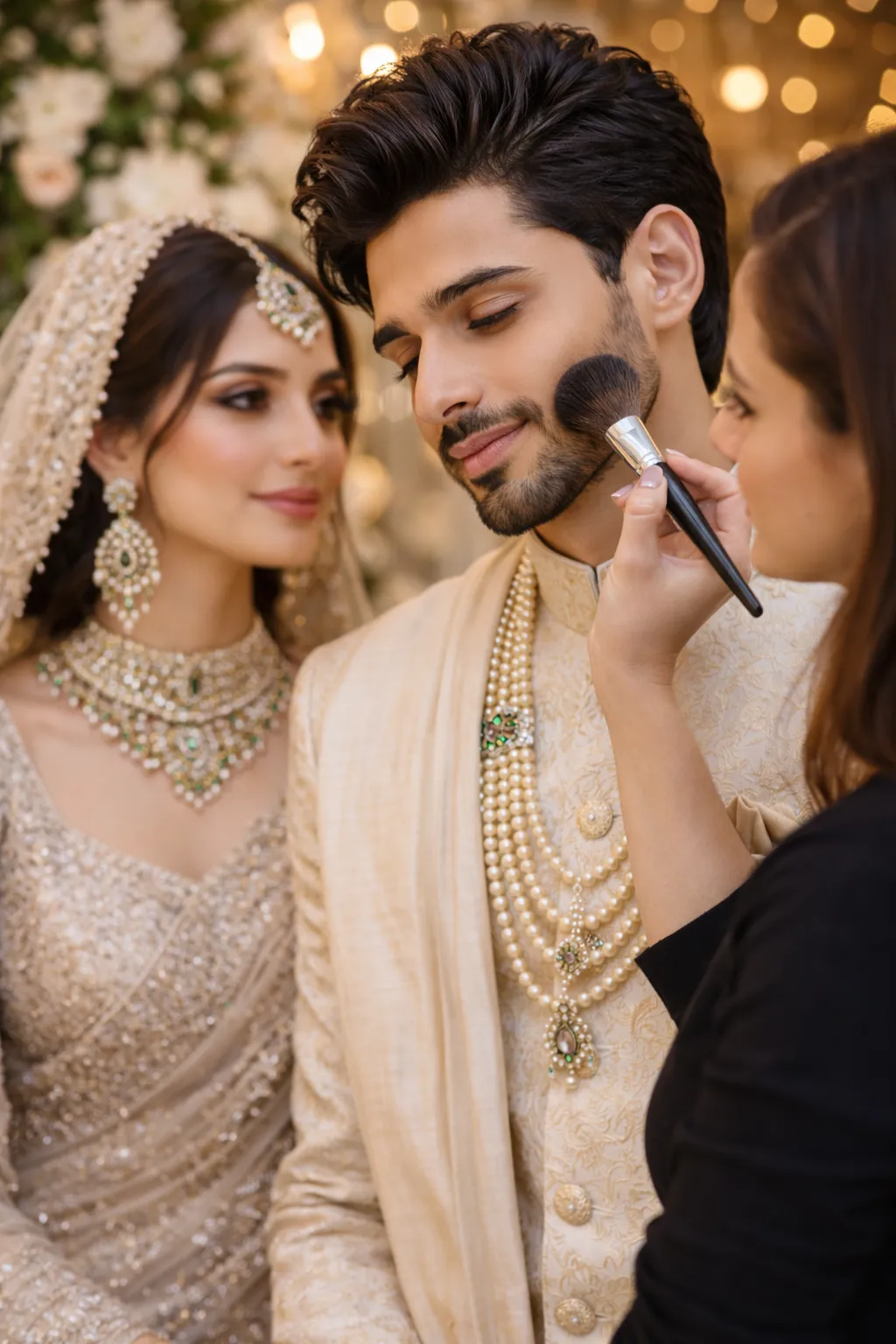 Professional bridal makeup service