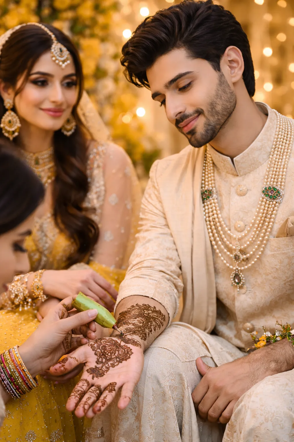 Custom bridal mehandi designs